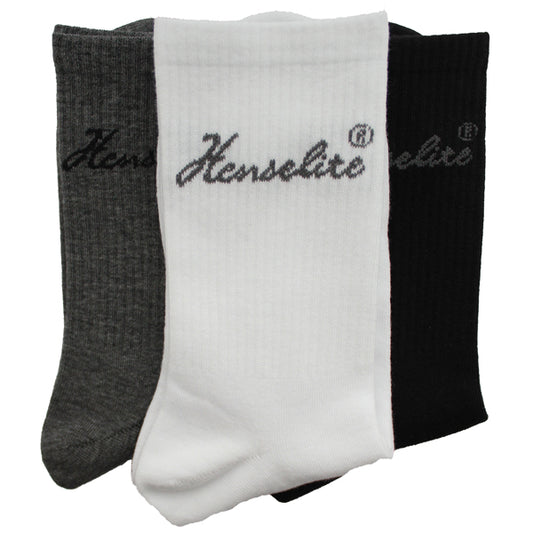 3 pairs of Henselite White Socks