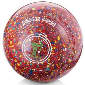 Drakes Pride Red Harlequin Bowls